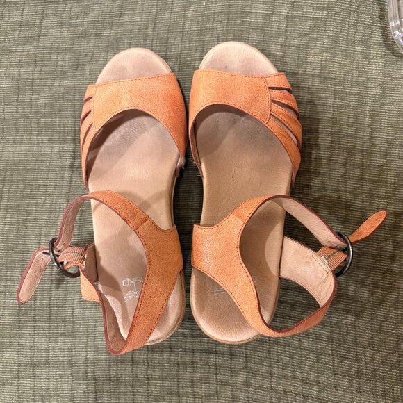 Dansko Peach Sandal Clog Size 37 - Picture 1 of 4